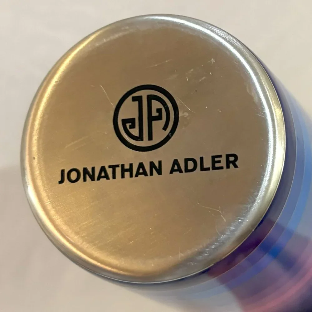 Jonathan Adler Scala Cocktail Shaker Modern Barware 18.4 oz Stainless Steel